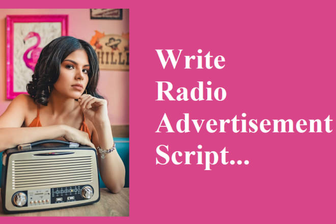 I will write radio advertisement script of 30 sec or 60 sec