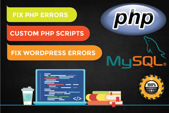 I will write script in php and fix errors