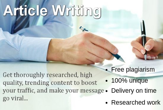 I will write SEO optimized article or a blog post for you