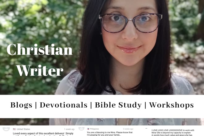 I will write your christian blogs, devotionals, and workshops