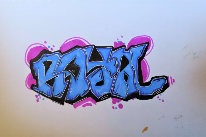 I will write your name in graffiti style