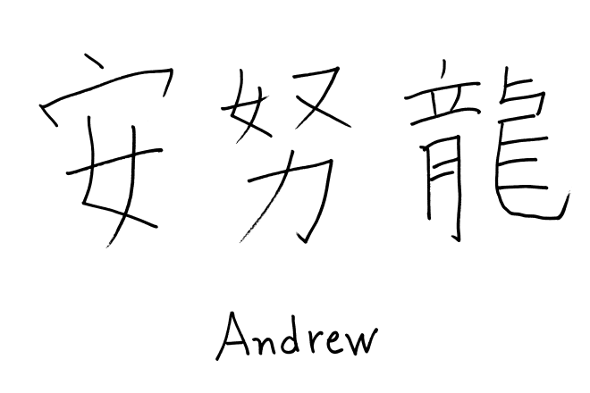 I will write your name in japanese kanji