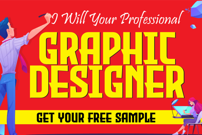 I will your professional graphic designer get your free sample