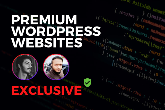 Our studio will create premium wordpress website,desgin,redesgin or edit