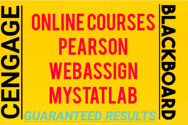 I will ace your mystatlab pearson statistics and math courses