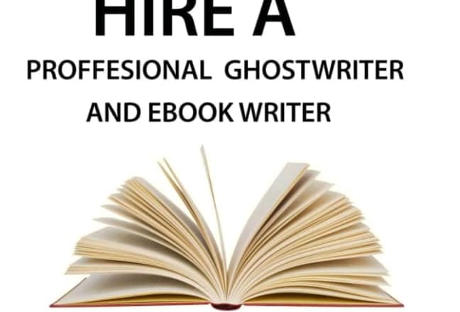 I will be your ghostwriter, ebook writer for business ebook writing