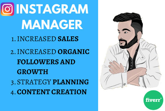 I will be your instagram manager and increase follower growth