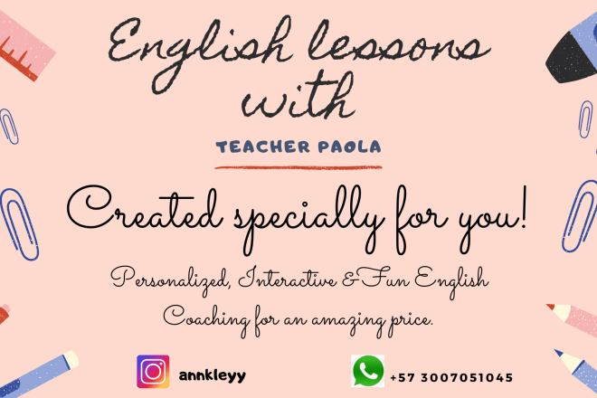 I will be your low cost and high quality english teacher