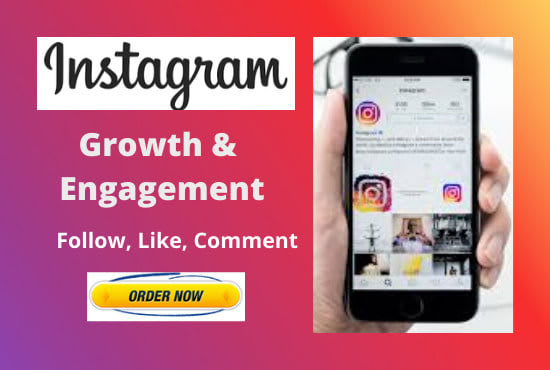 I will be your organic instagram growth and engagement maker