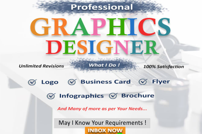 I will be your personal graphics expert, logo, flyer, brochure, infographics,,,etc