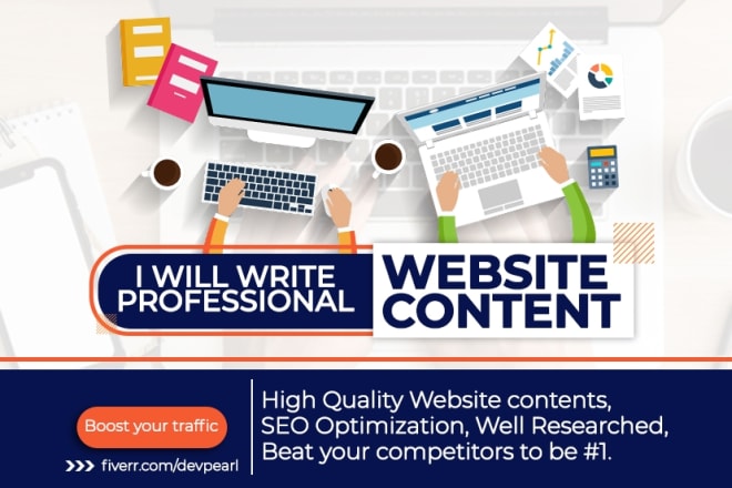 I will be your quality SEO website content writer
