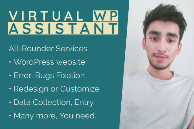 I will be your wordpress virtual assistant VA