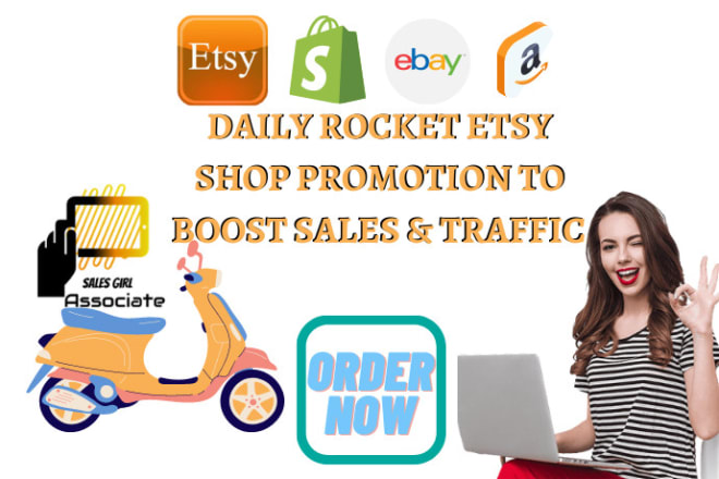 I will best etsy promotion, best etsy traffic to get sales, etsy promotional, etsy seo
