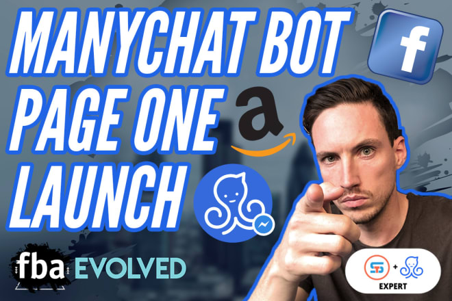 I will build a manychat bot for amazon fba launch rebate reviews