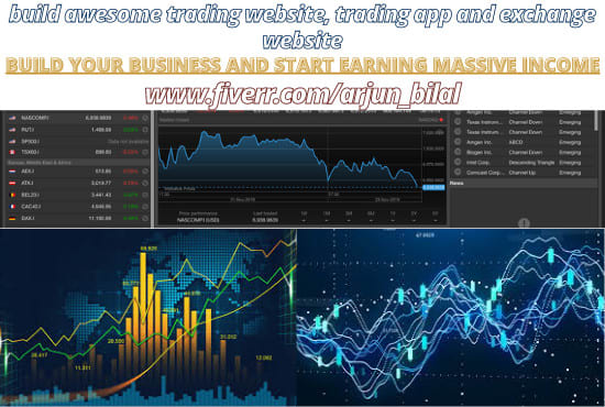 I will build awesome trading website, trading app and exchange website