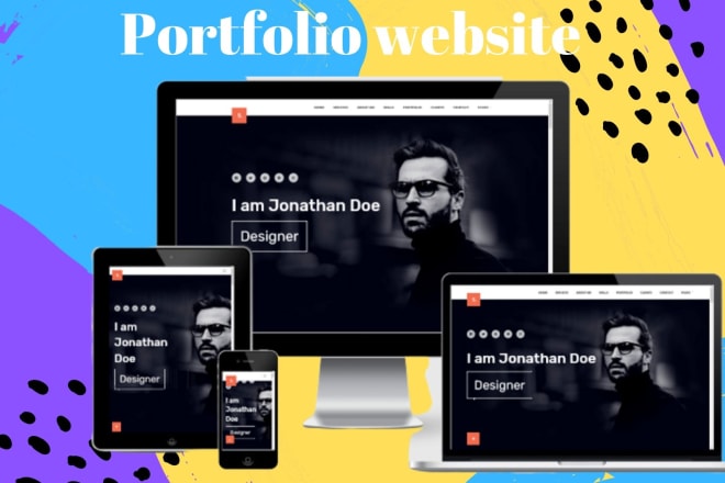 I will build creative portfolio resume website using wordpress