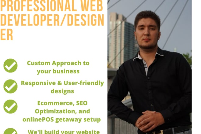 I will build fast and user friendly website or web application from scratch