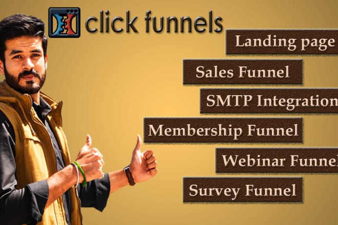 I will build sales funnel or landing page in clickfunnels