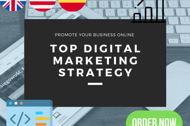 I will build your effective digital marketing strategy es en