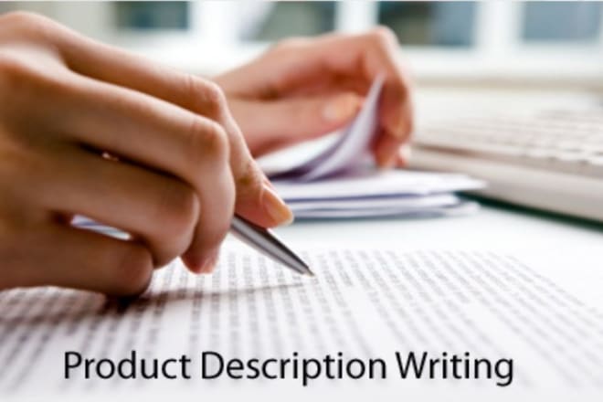 I will captivating SEO product description writer for online stores