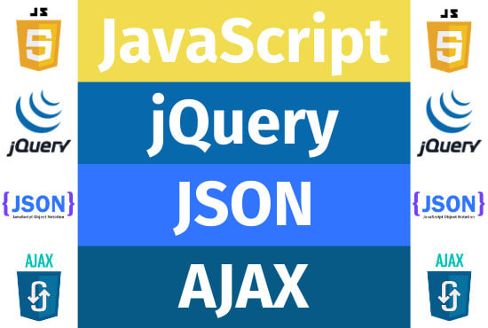I will code in javascript jquery ajax and json