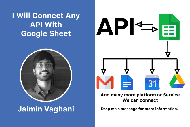 I will connect any API with google sheet