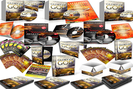 I will convert 2d into 3d ecover ebook cover dvd cd box software bundle mockup