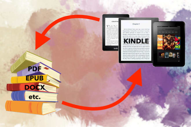 I will convert books between PDF, epub and kindle