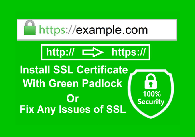 I will convert http to https or fix any issues of ssl