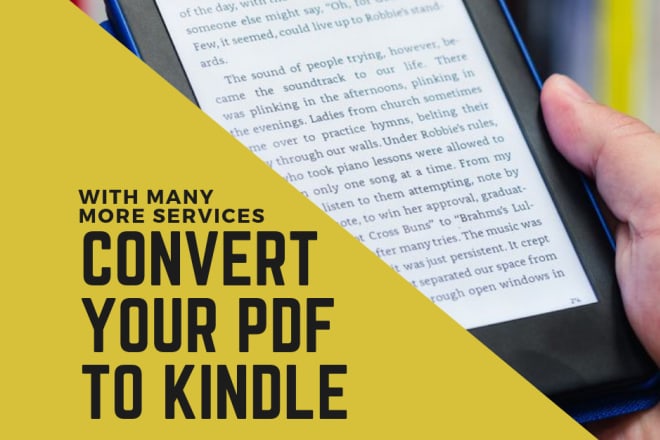 I will convert PDF or word to kdp ready kindle format