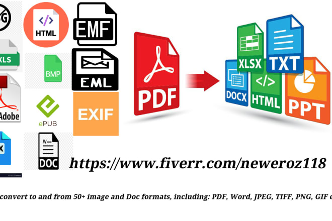I will convert pdf to word, jpeg, rtf, png, express delivery