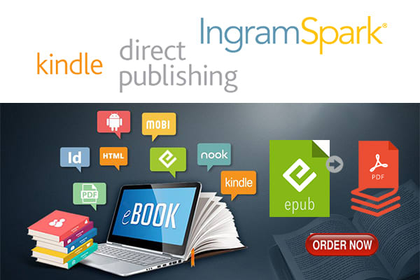 I will convert your book to epub, mobi or kindle