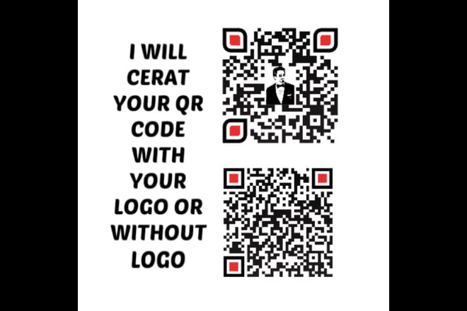 I will creat your qr code with your logo or without it