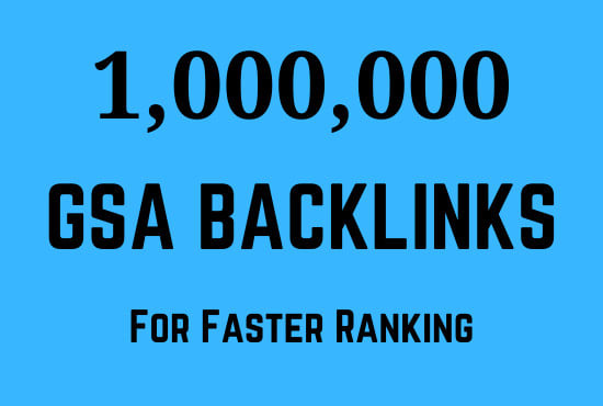 I will create 1 million dofollow backlink for increasing link juice