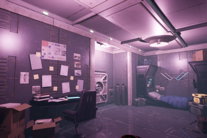 I will create a 3d scene of your desire for ue4