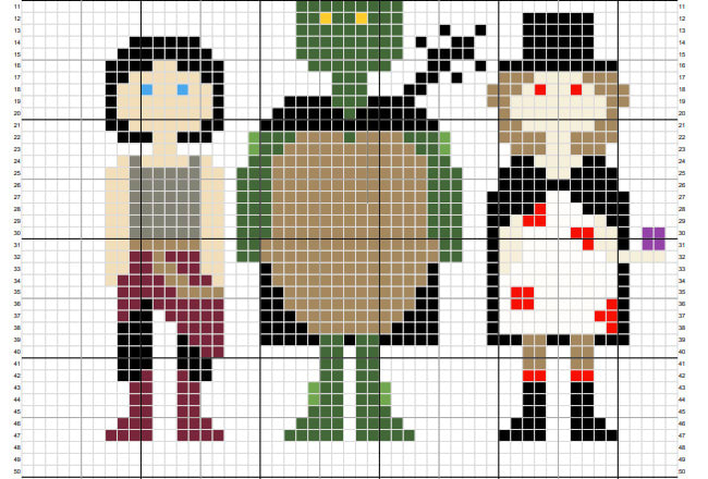 I will create a cross stitch pattern for you