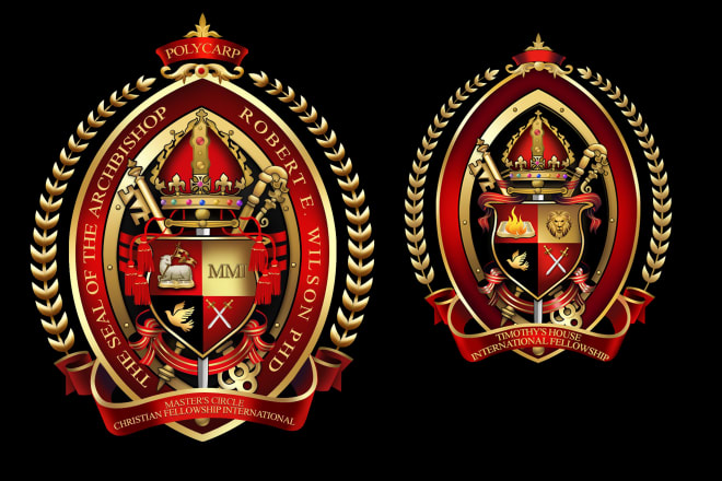 I will create a magnificent seal logo,badge,institution,coat of arm