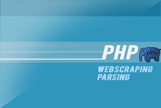 I will create a php script to parse scrap a web page