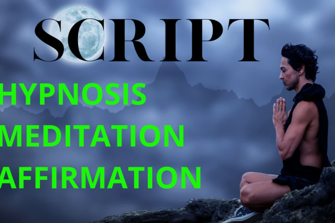 I will create a powerful hypnotic guided meditation script for you