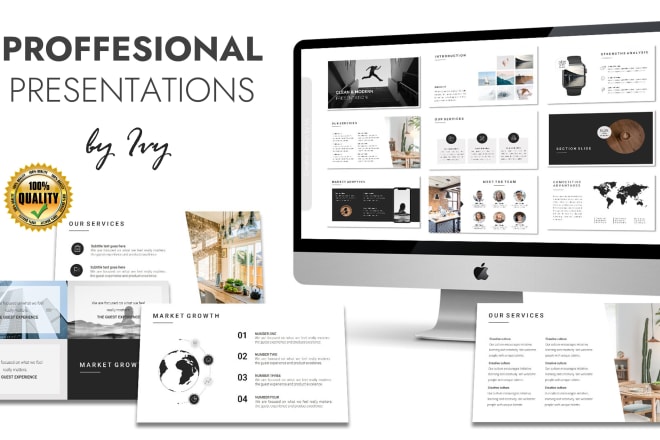I will create a professional powerpoint presentation design