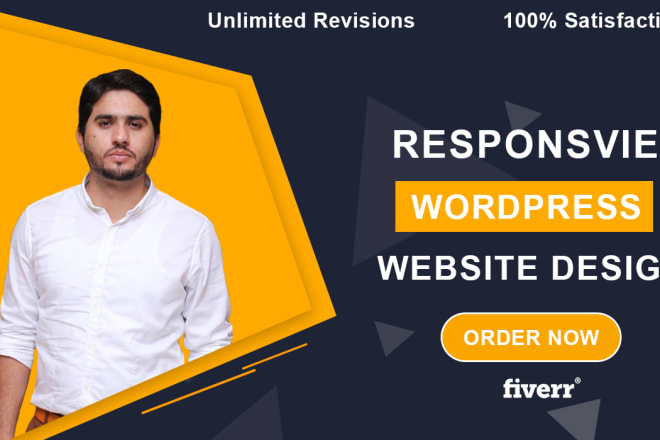 I will create a responsive wordpress website design