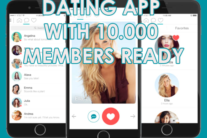 I will create advanced android dating app with 10000 ready members