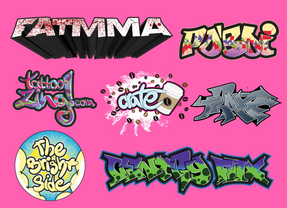 I will create an attractive graffiti design with your name