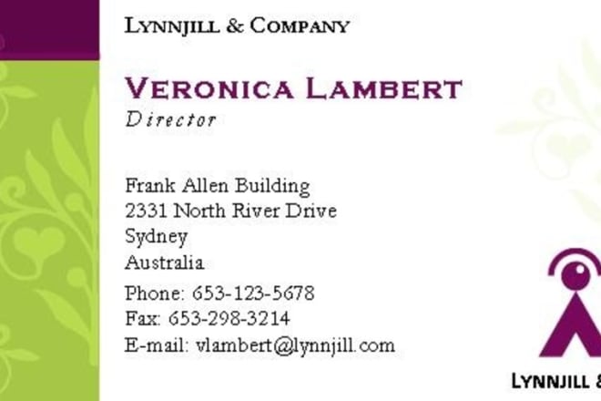I will create an ORIGINAL business card with matching letterhead