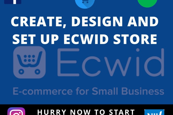 I will create and design ecwid store