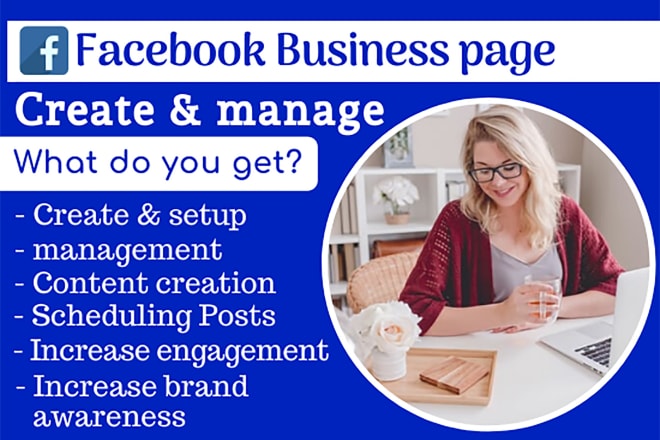 I will create and manage your facebook business page