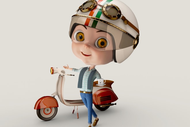 I will create awesome 3d characters