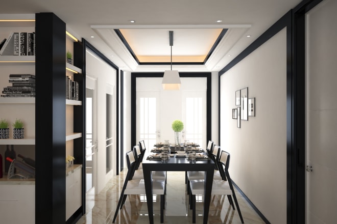 I will create awesome 3d interior rendering, architectural rendering