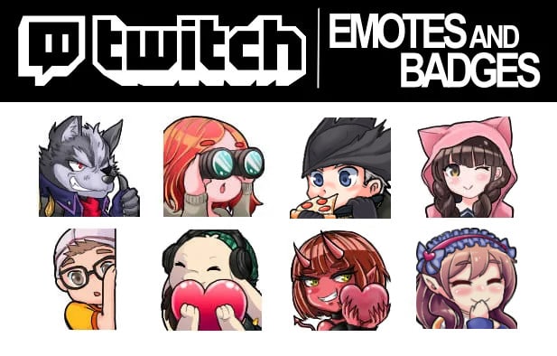 I will create custom twitch emotes and sub badges