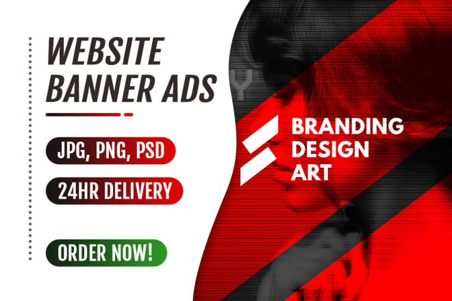 I will create high quality website banner, header or slider graphic